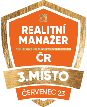 1. místo - Realitní manažer ČR - červenec 2023