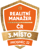 3. místo - Realitní manažer ČR - prosinec 2022