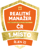 1. místo - Realitní manažer ČR - říjen 2022