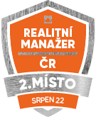 2. místo - Realitní manažer ČR - srpen 2022