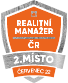 2. místo - Realitní manažer ČR - červenec 2022